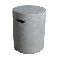 Decoratieve cover voor gasfles 5kg in grijze betonlook...