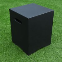 Gasfles cover voor 5 kg gasflessen in zwarte betonlook