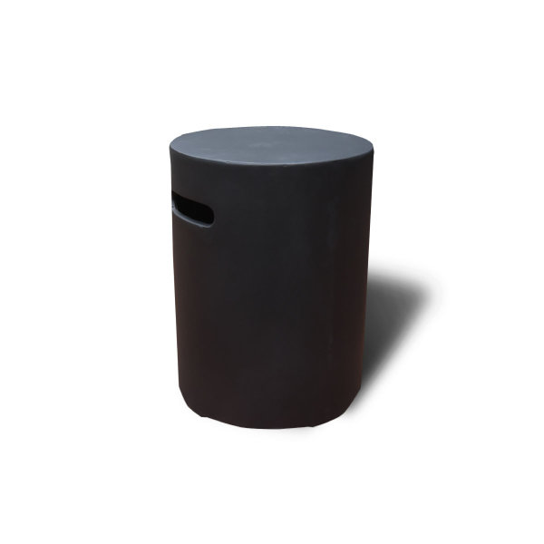 .fctbNone{ color:#000000; }
Decoratieve cover voor gasfles 5kg in zwart beton optiek rond van vezelbeton