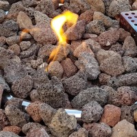Feuerstelle Colima aus Weidenholz & Schiefer